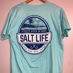 ❌SOLD❌ Salt Life Printed-back Shirt